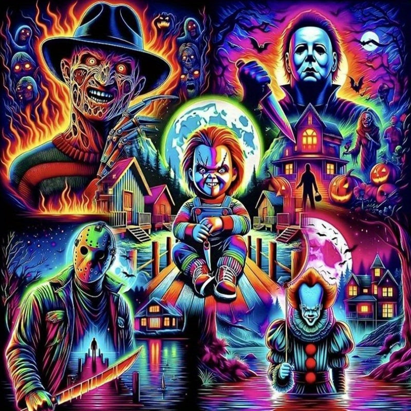 TEMU 1pc 5d Diamond Painting Kit, Featuring Round Diamonds, Is Perfect For Beginners And Is Ideal For Home Wall Decor, Room Decoration, Handmade