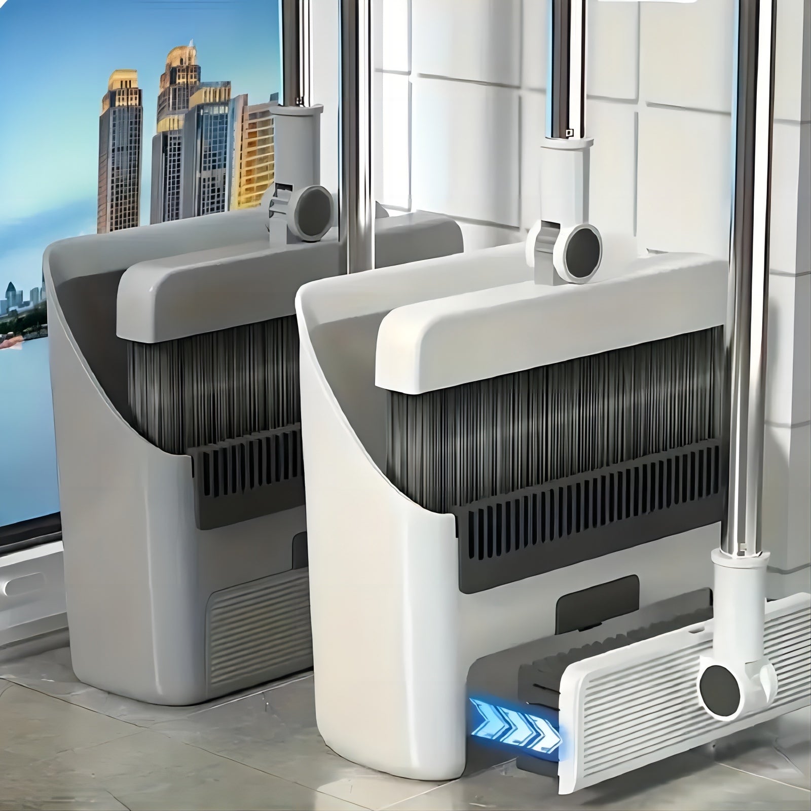 3 In 1 Broom Dustpan Floor Brush Set Indoor Non-stick Hair Long Handle Thickened Broom With Stand Up Dustpan Combo Set Home Clean Tools