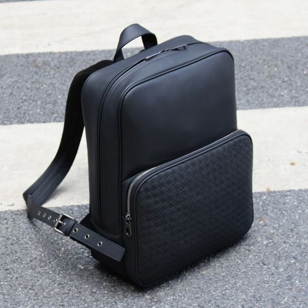 Black Designer Schoolbag for All Ages Versatile Luxury Handbag Men&#039;s backpack computer bags commuting shoulder bag