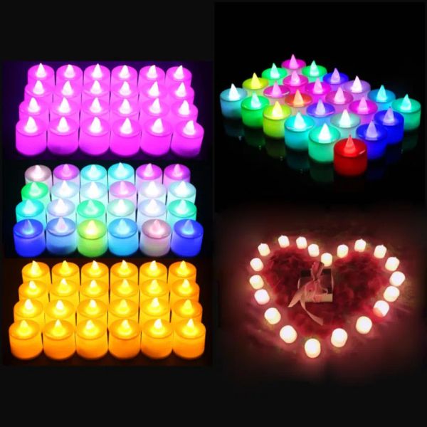 Candles Birthday Creative LED Light Party Decorative Lights Love Lamp Romantic Outdoor Decoration Candle s