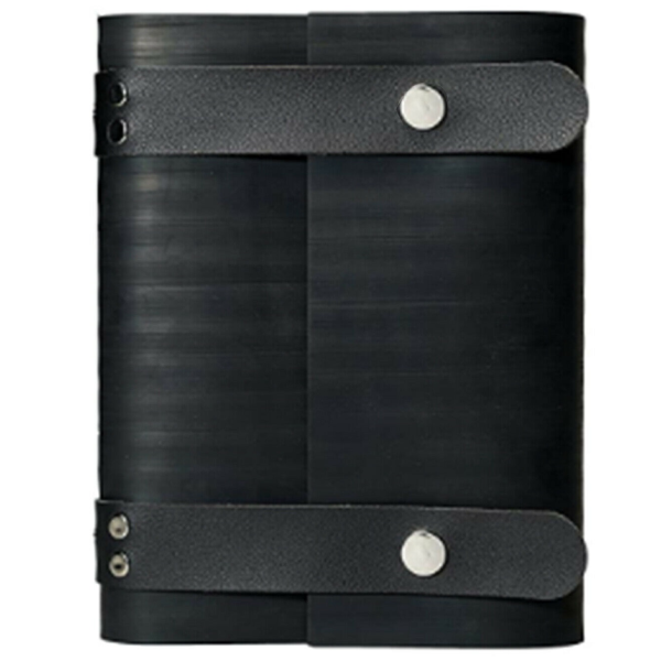 240-Page Journal with Recycled Tire Cover - Charcoal - 7x5