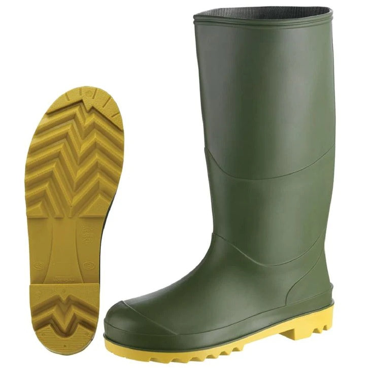 Dryshod Berwick Youth Wellington Boots - Green - 6