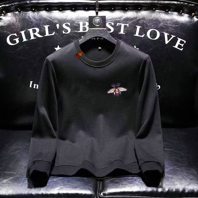 GU designer sweater mens long-sleeved hoodie loose round neck sweatshirt letter printing cotton sweaters men women fashion pullover shirts Size M-4x