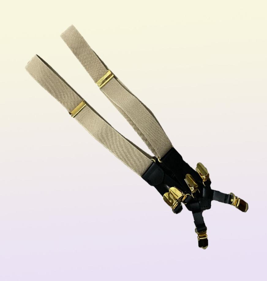 2022 New Factory Direct Fashion Men039s and women Designer Suspenders 30 x 115cm Six Clip Wide Strap C2496407