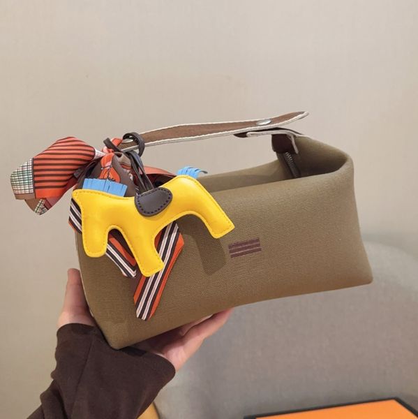 Advanced Cosmetic Bags Designer Canvas Waterproof Large Capacity Makeup Cosmetics Portable Storage Going Out Carry-on Toiletry Bag