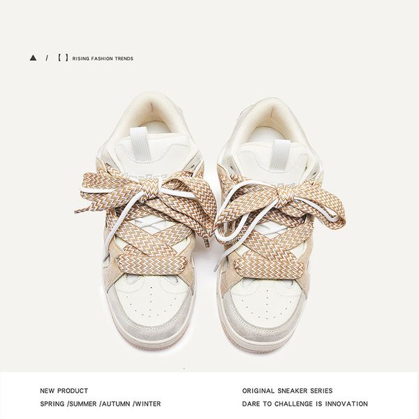 ddmynov Summer Trendy Thick Sole Casual Versatile Board Men S And Women Couple Shoes Outdoor