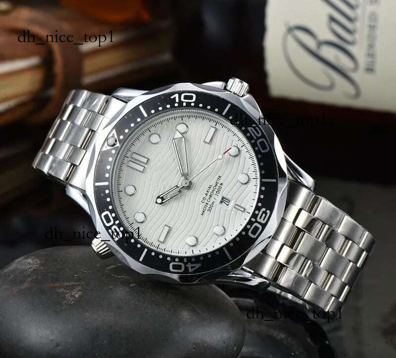 Stainless Steel Wrist Watches For Men 2025 New Mens Omega Watches Dial Work Quartz Top Luxury Brand Clock Men Fashion Stainless Steel Strap Omegamoo
