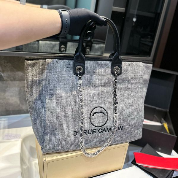 Tote Bag Designer Bag handbags Shopping Bag Large Capacity High Nylon chain Fashion Beach Canvas Bags Travel Cross body Shoulder bags summer
