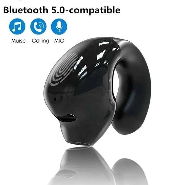 Single in-Ear Clip on phones TWS 5.3 Earphone Wireless Earbud With Mic Sports Hands set For Iphone Z241218