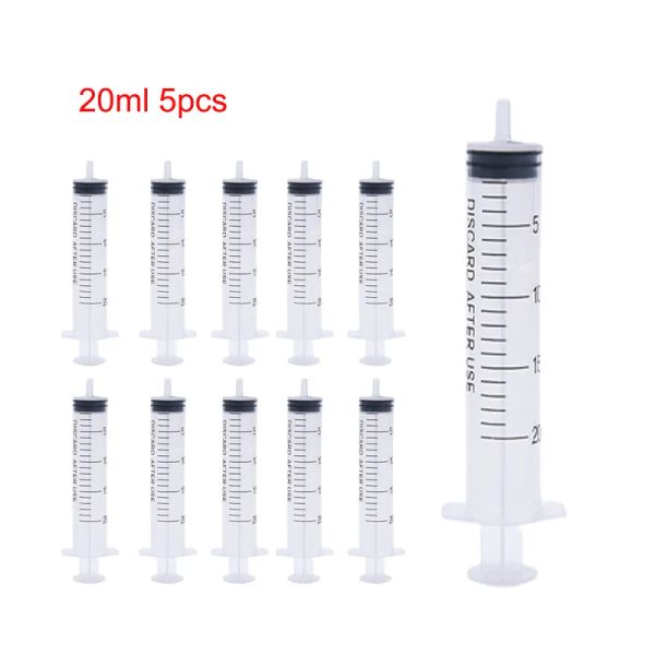 Supplies 1-5-10pcs Plastic Luer Lock Syringes Hydroponic Measure Perfume Rinse Disposable Sampler Injector For Feed Small Cat Dog Tree LL