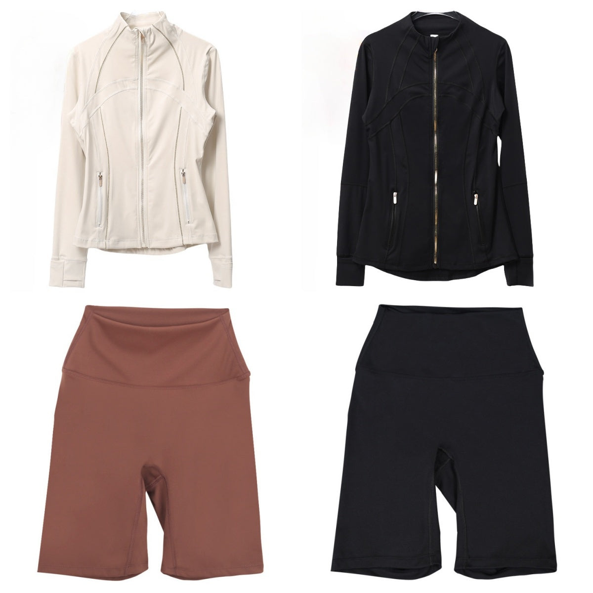 Yoga Set Gym set Jacket and leggings Yoga Jacket Workout Elastic Waist leggings Fitness Sports Bra fitness lingerie Sweatshirt Gym Crop Yoga Vest