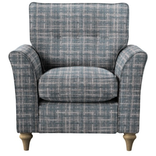 Parker Knoll Hazel Buttoned Back Armchair - Fabric Grade C
