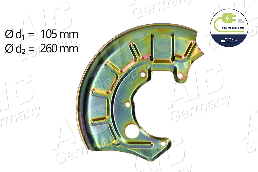 Splash Panel, brake disc AIC 57599