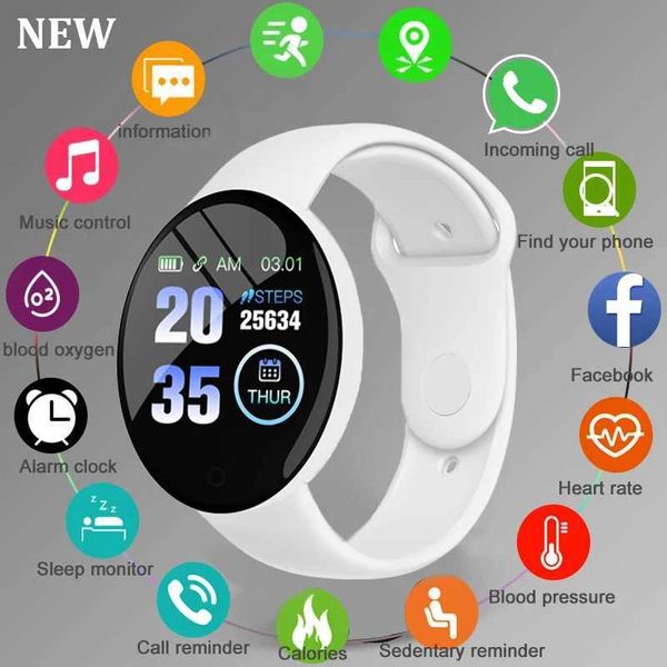 D18 Pro smartwatch mens BT fitness tracker sports bracelet heart rate blood pressure childrens smartwatch T241213