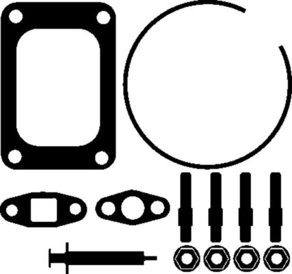 Mounting Kit, charger MAHLE ORIGINAL 037 TA 15327 000