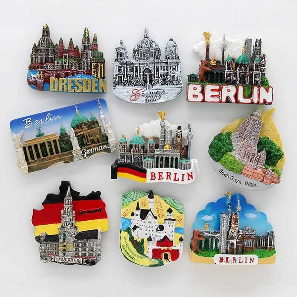 Fridge Magnets fridge magnetic refrigerator stickers Germany Cologne Cathedral Berlin Heidelberg neikal Dresden Munich Germany tourism souve