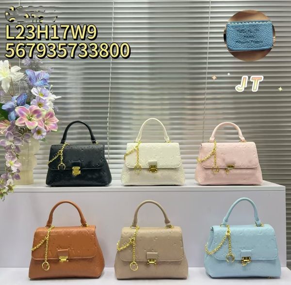 Autumn and winter fashionJointly Woman bags chain Shoulder Bag crossbody messenger bags Shopping Satchels leather handbag Luxury designer pu