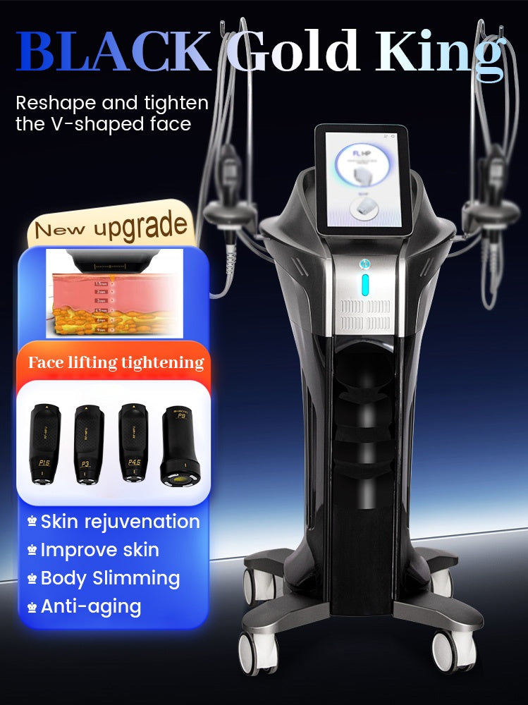 Multifunctional 4 In 1 Skin Care Face Lifting Massager Anti Eyes Wrinkle Reducing Anti-ageing Device Hifu Facelift Device