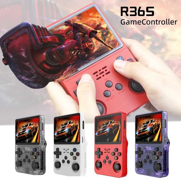 Open Source R36S Retro Handheld Video Game Console 64G 128G 3.5 Inch IPS Sn Linux System Portable Pocket Video Player Z241226