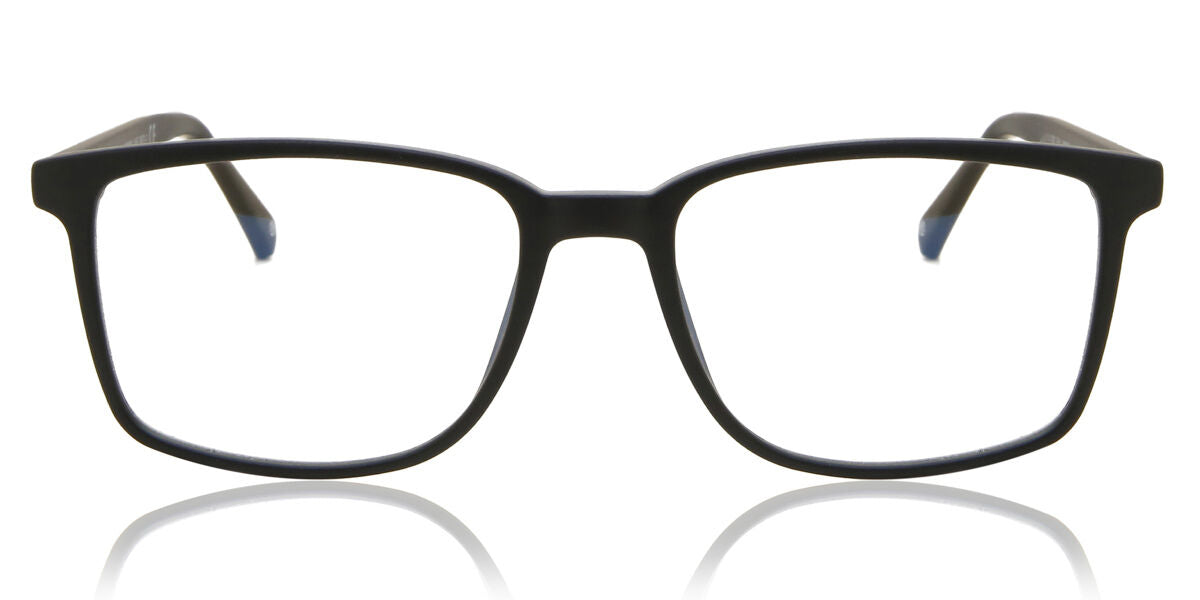 Rectangle Rectangle Plastic Men's  Prescription Glasses Online Black  Size 54   Blue Light Block Available   SmartBuy Collection
