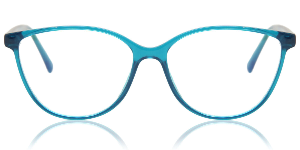 Cat Eye Cat Eye Plastic Men's  Prescription Glasses Online Blue  Size 53   Blue Light Block Available   SmartBuy Collection
