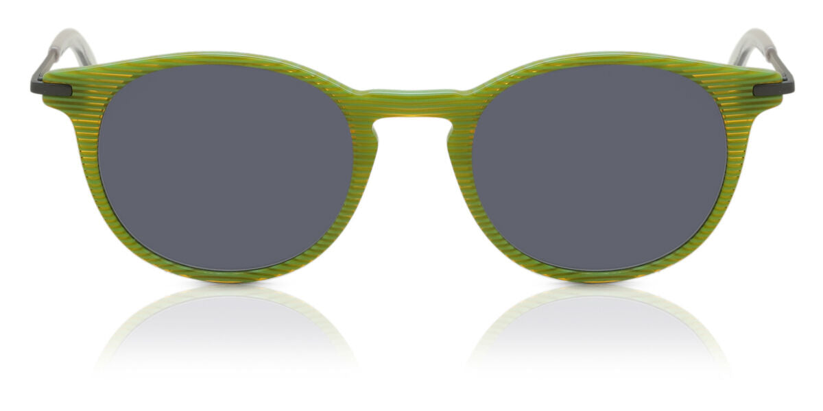 Oval Oval Plastic Men's Prescription Sunglasses Green Size 48   SmartBuy Collection
