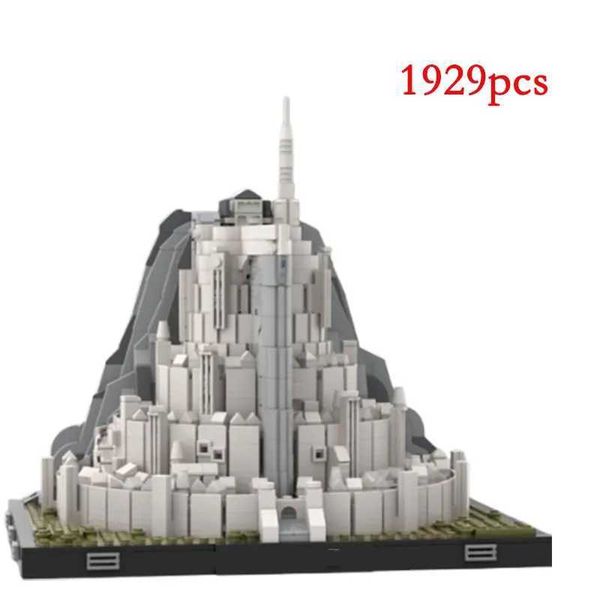 Blocks Spot MOC-104900 Small Particle Assembled Building Blocks White City Building Model Toy Puzzle DIY Childrens Gift Y25011247T8