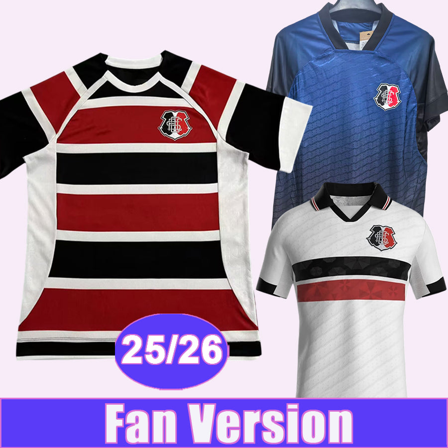 25 26 Santa Cruz FC Mens Soccer Jerseys HIAGO ITALO MELO RODRIGUES TOTY ISRAEL LUCAS BESSA Home Away Training Wear Football Shirts Adult Uniforms
