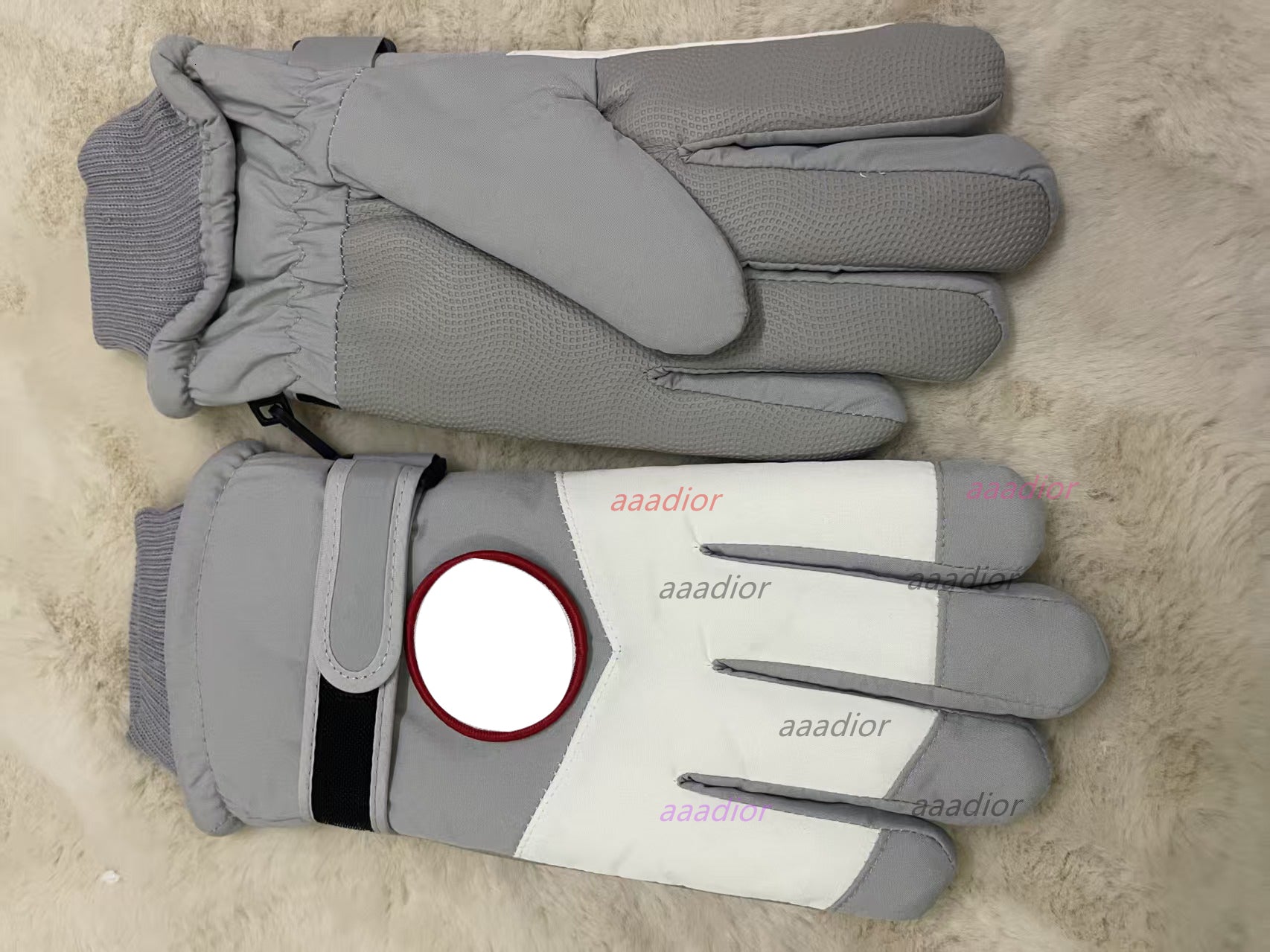 1pcs autumn winter mens twine and fleece gloves Outdoor fuzzy glo ves WOMAN fashion Five Fingers Glove s Cycling sport Mittens pink 5color black gre