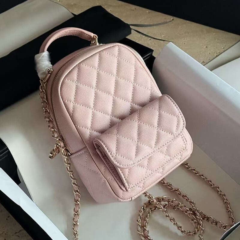 Designer Woman Backpack Mini Yellow Backpacks Grain Leather Luxury Back Pack Shoulder Bags Handbags Summer Color