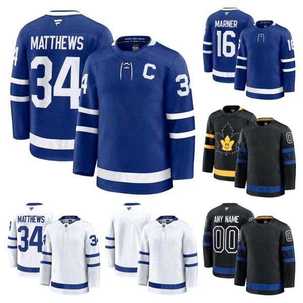Maple Leafs Hockey Jersey Fanatic Mitch Marner William Nylander John Tavare Matthew Knies Morgan Rielly Oliver Ekman-Larsson Chris Tanev Bob