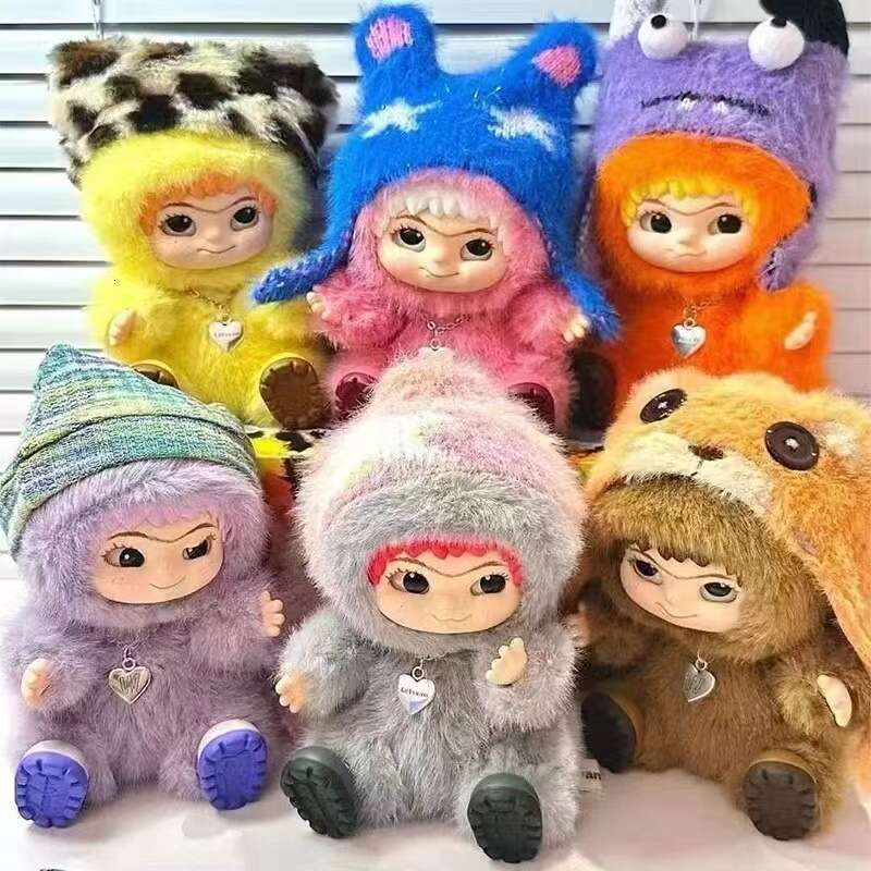 2025 Official WAKUKU Wa Kuku Fluffy Trendy Series Blind Box Figurine Plush Cute Doll Girl Gift