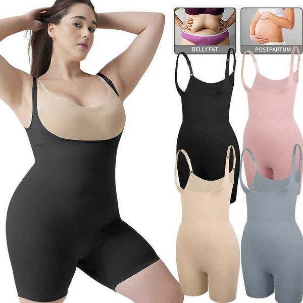 Women Sleeveless Bodysuit Slimming Shapewear Underbust Waist Full Body Shaper Tummy Control Corset Plus SizeXJ241028