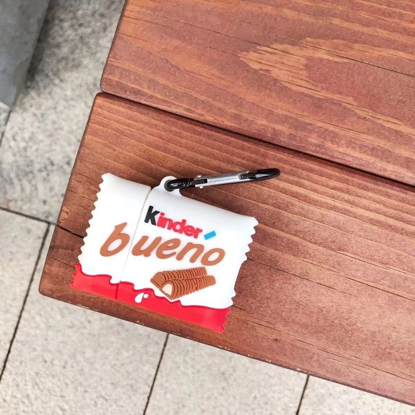 ddmygifts Pro earphone creative 3D chocolate wireless Bluetooth 2nd generation protective case suitable for silicone A