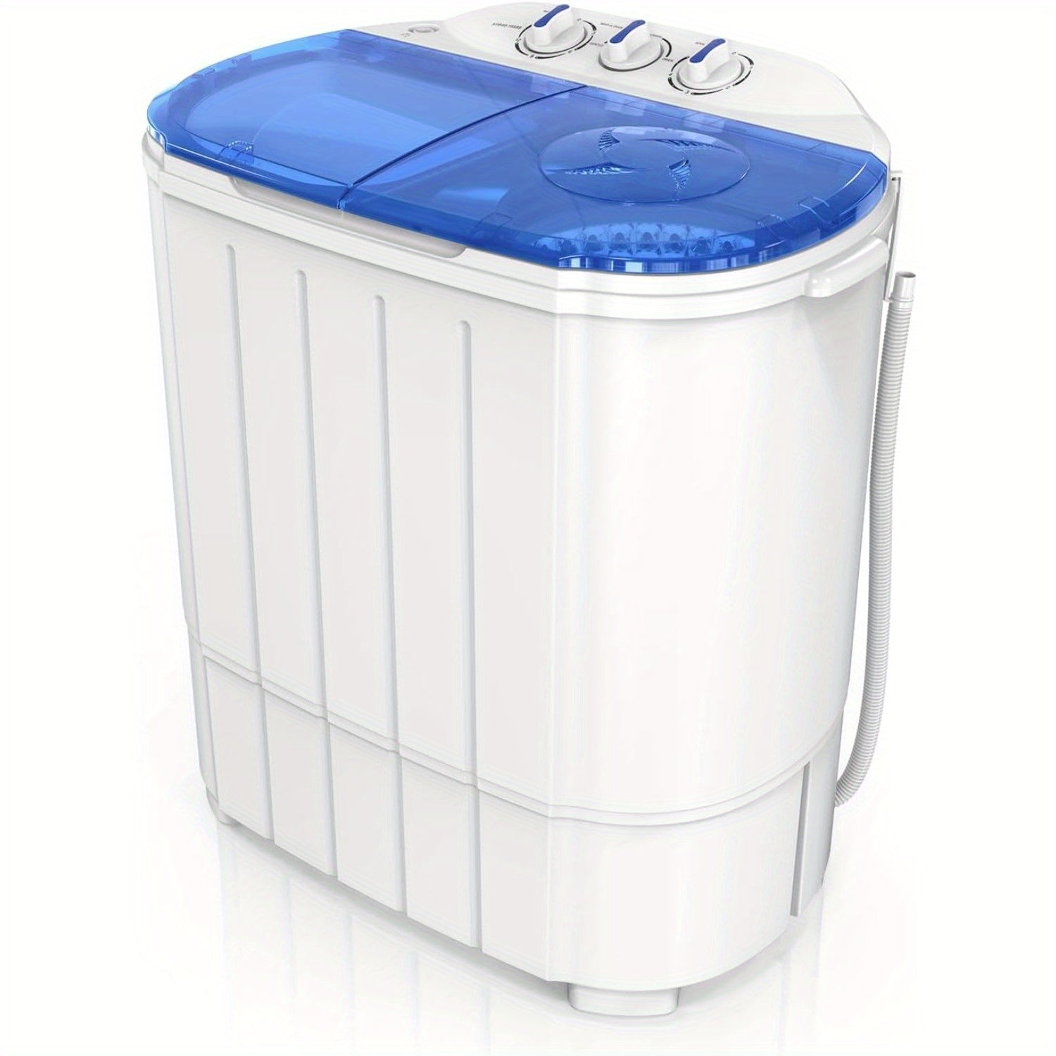 TEMU Matladin 11lbs Portable Washing Machine, Electric Washer And Dryer Combo With Washer(7lbs) & (4lbs) & Gravity Draining For Home Rv Camping Dorm