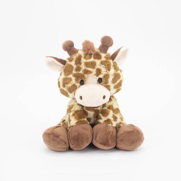 21.5cm Giraffe Cute Plush Dolls Baby Kids Cute Animal Soft Cotton Stuffed Soft Toys Sleeping Mate Gift Boy Girl Kids Toy Kawaii 240806