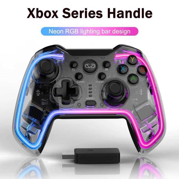 ontrollers Joysticks The Xbox series 2.4GHz wireless game board joystick controller is suitable for Xbox One PC-Team controllers J240507