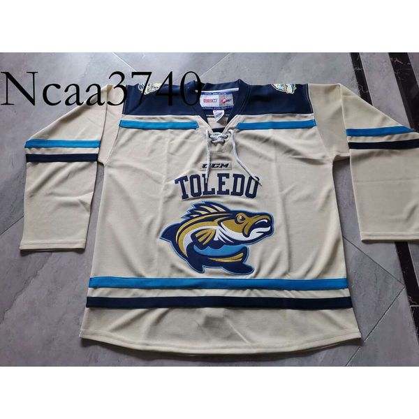 N374 Hockey jerseys Physical photos Toledo Walleye Winterfest custom blank Men Youth Women High School Size S-6XL or any name and number jer