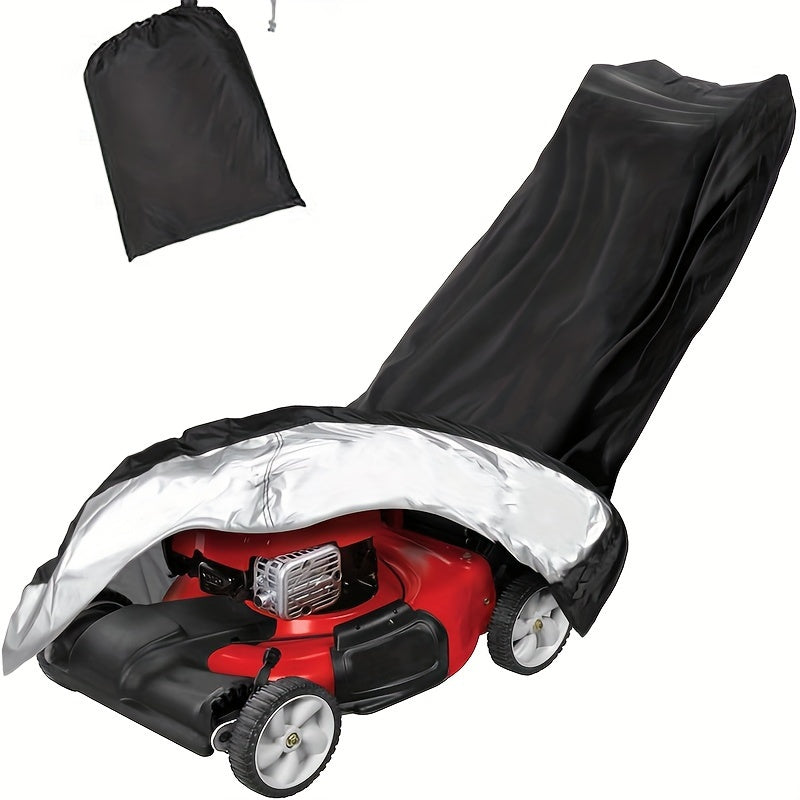 TEMU 600d Lawn Mower Cover - Durable Fabric Protection For Outdoor Power Tools, Fits Models, Lawn Mower Accessories
