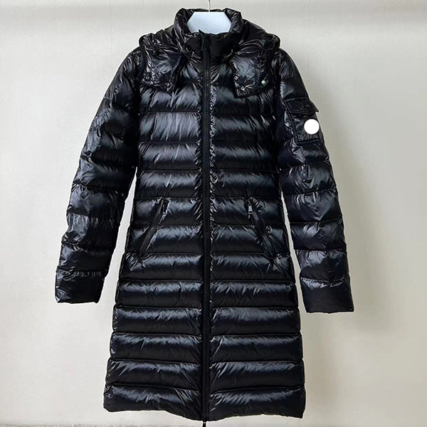 Women&#039;s Down & Parkas Winter Jacket Women Hooded Parka Padded Warm Woman Clothes Fur Collar Commute Simple Elegant Coat