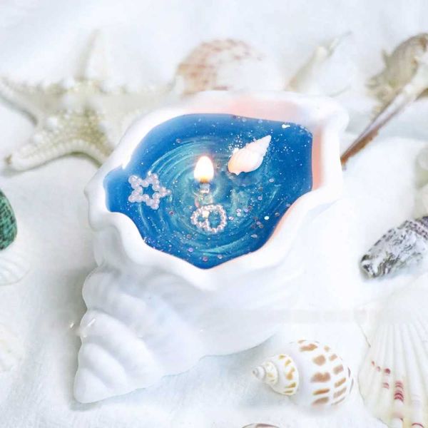 Conch Shell Fragrance Candles Creative Handmade Candles Bedroom Wedding Decoration Birthday Gift Wedding Partner Gift M250106