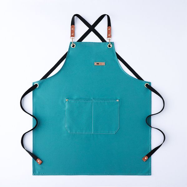 High end new waterproopron for catering, coffee and milk tea shop waiter, waist hing female