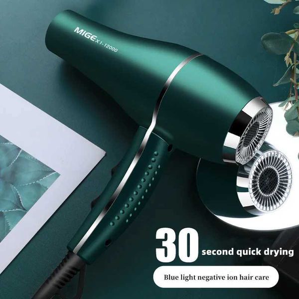 Hair Dryers 2200w High-power Salon-class Quick-drying Hair Dryer 12000 Wind Anti-static Bass Noise Reduction Home Hair Salon Recommendation