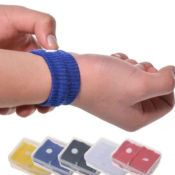 Pest Control Many Color Health Care Anti Nausea Wristbands Car Sickness Reusable Motion Sea Sick Carsickness Travel Wrist Bands