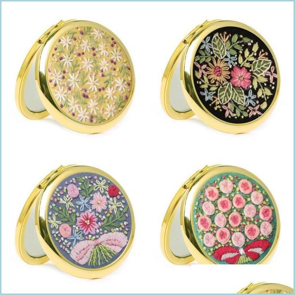 Other Arts And Crafts Other Arts And Crafts Mirror Embroidery Kit Makeup Kits Bridesmaid Gifts Hand Mini Party Birthday Gift Drop De Dhqrn