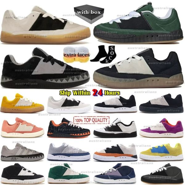 Adimatic Sneakers designer shoes adimatic Mid Sneaker Neighborhood Black Crystal White Core Black Gum YNuK Green Preloved Yellow Wonder Clay