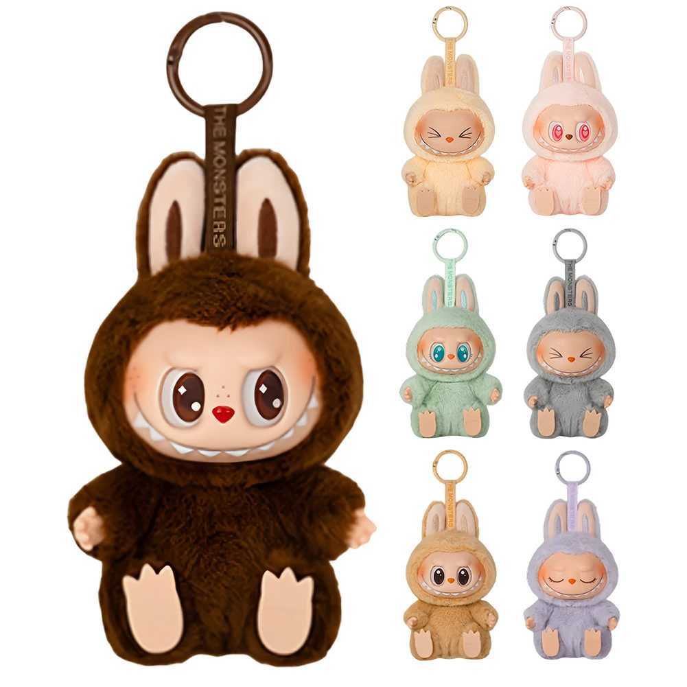 Labubu Blind Box Monsters Sitting Down Par Heartbeat aron Doll Kai ing Pattern Bag Keychain Series Decoration