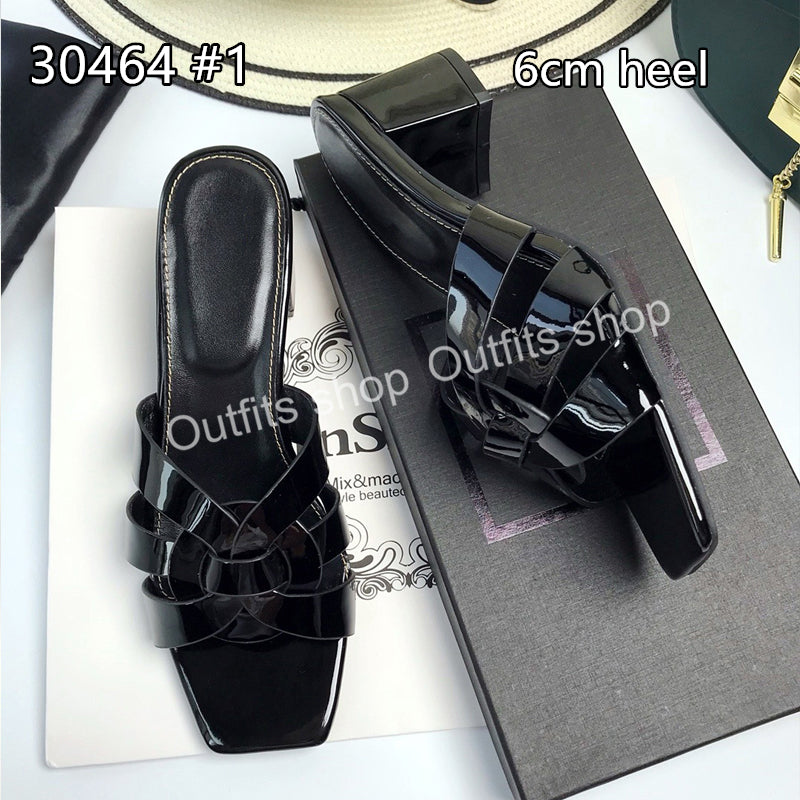 Premium Woman Sandal Beach Sandals Wave Leather Luxury Designer Shoes EU35-42