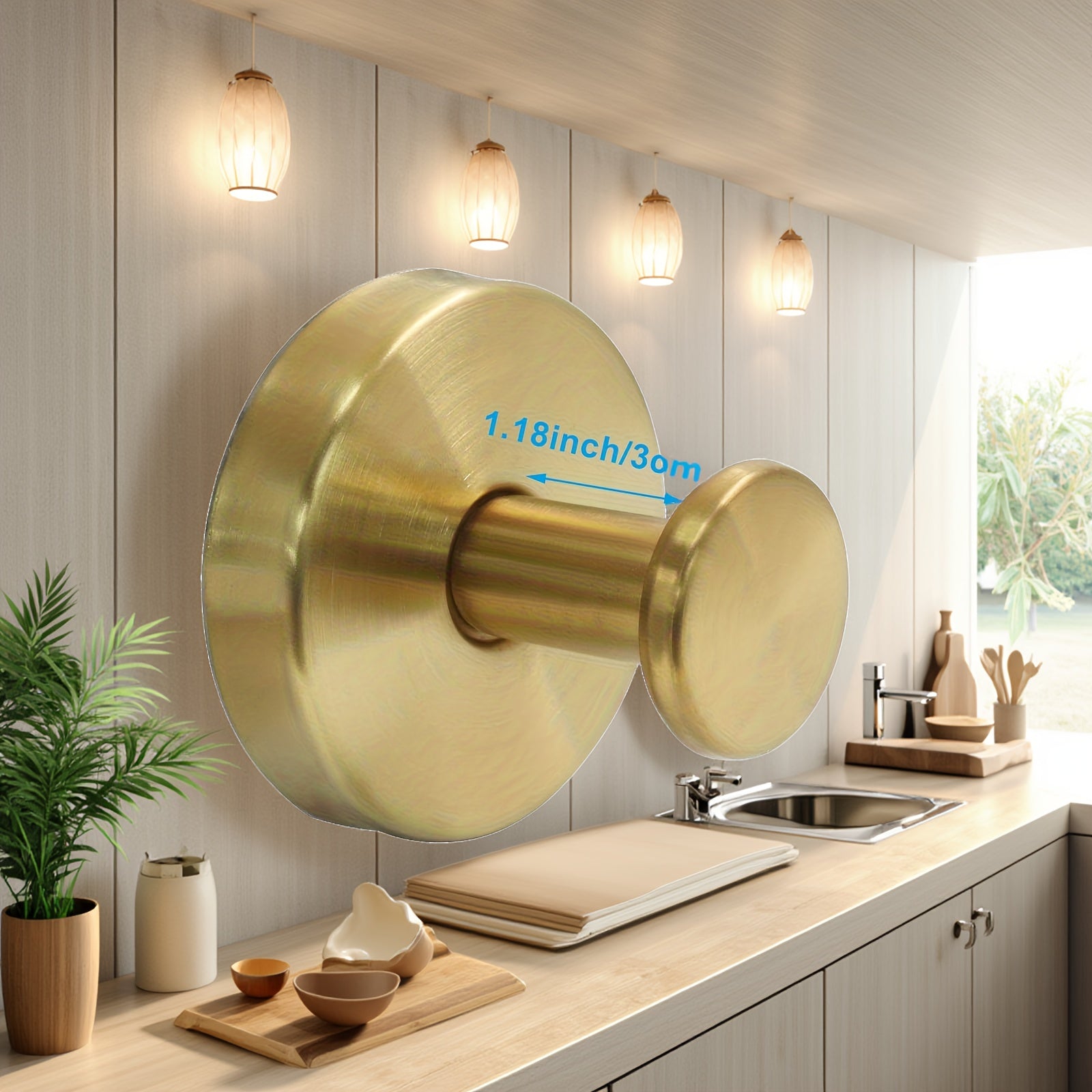 TEMU 1pcs- Suction Cup Hook, Metal Towel Hook For Window Bathroom Mirror, Stainless Steel Suction Cup Hook Wreath Hook For Front Door Hanging Towel,