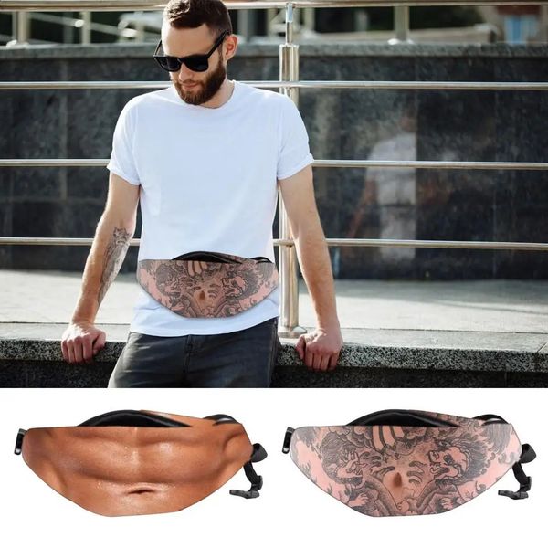 Dads Belt Fanny Mens Beer Belly Adjustable Waist Bag Outdoor Fathers Day Gift 240826